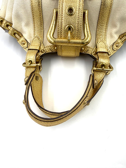 LOUIS VUITTON Theda MM Metallic Gold