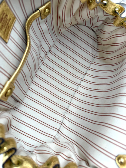 LOUIS VUITTON Theda MM Metallic Gold