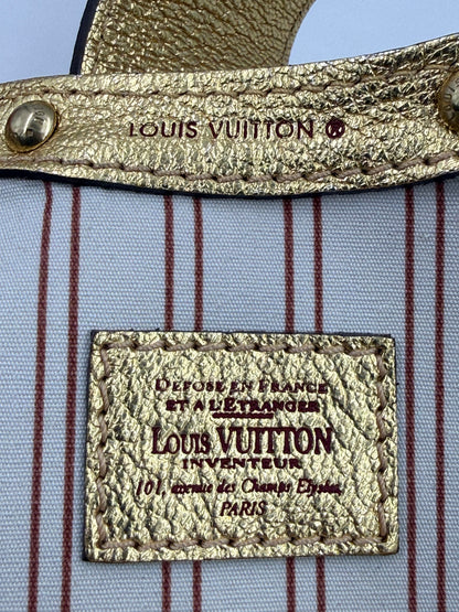 LOUIS VUITTON Theda MM Metallic Gold