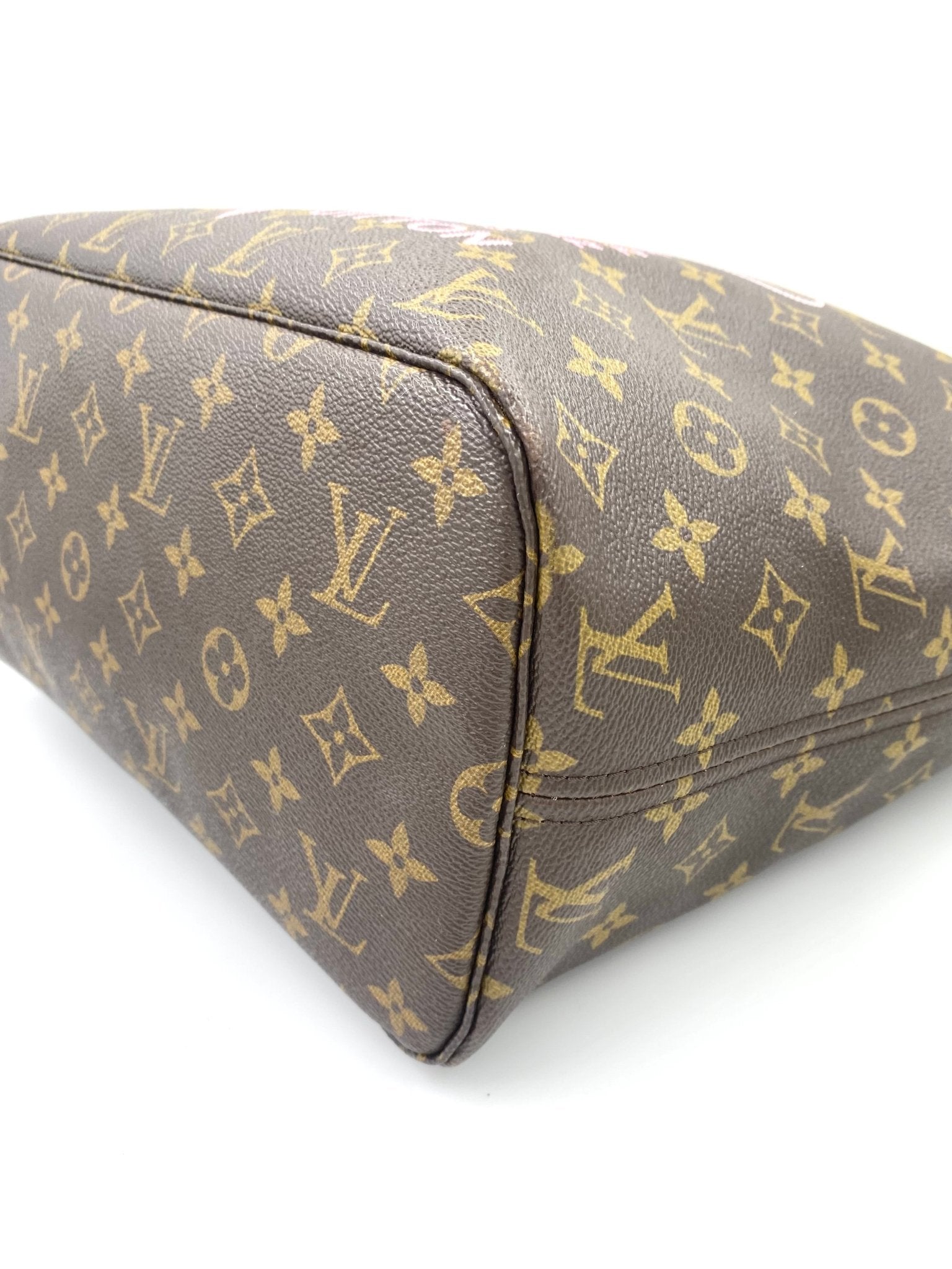 LOUIS VUITTON Neverfull MM „V“ Knokke - Clutch & Macarons - SR3155 - Clutch & Macarons - 