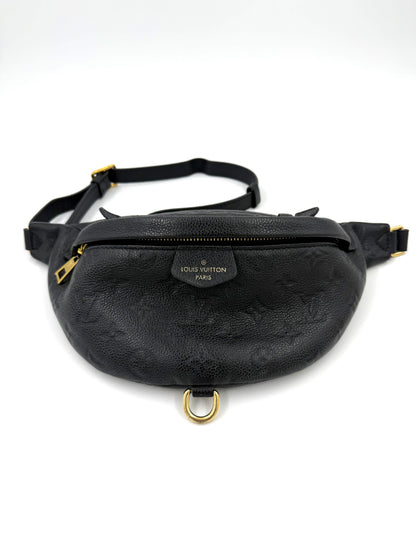 LOUIS VUITTON Bumbag Monogram Empreinte schwarz
