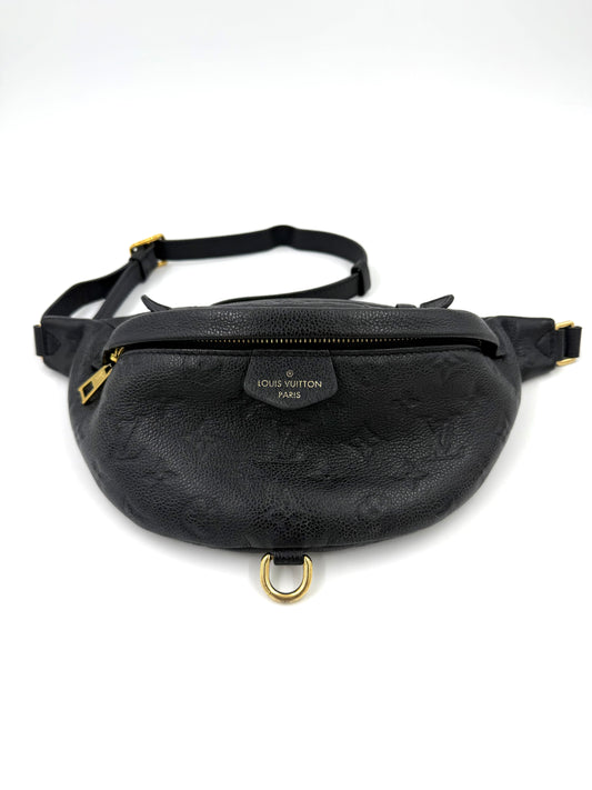 LOUIS VUITTON Bumbag Monogram Empreinte schwarz