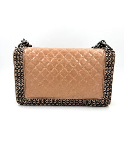 CHANEL Boy Bag medium rosé SHW