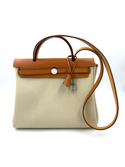 HERMÈS Herbag 31 Zip Beton