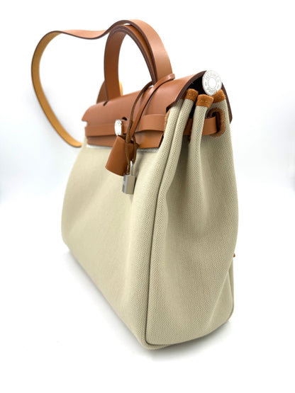HERMÈS Herbag 31 Zip Beton