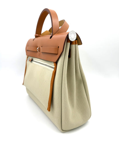HERMÈS Herbag 31 Zip Beton