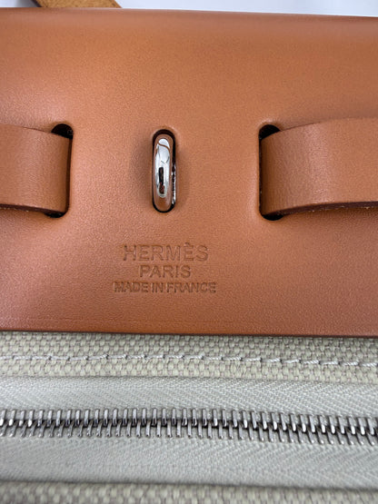 HERMÈS Herbag 31 Zip Beton