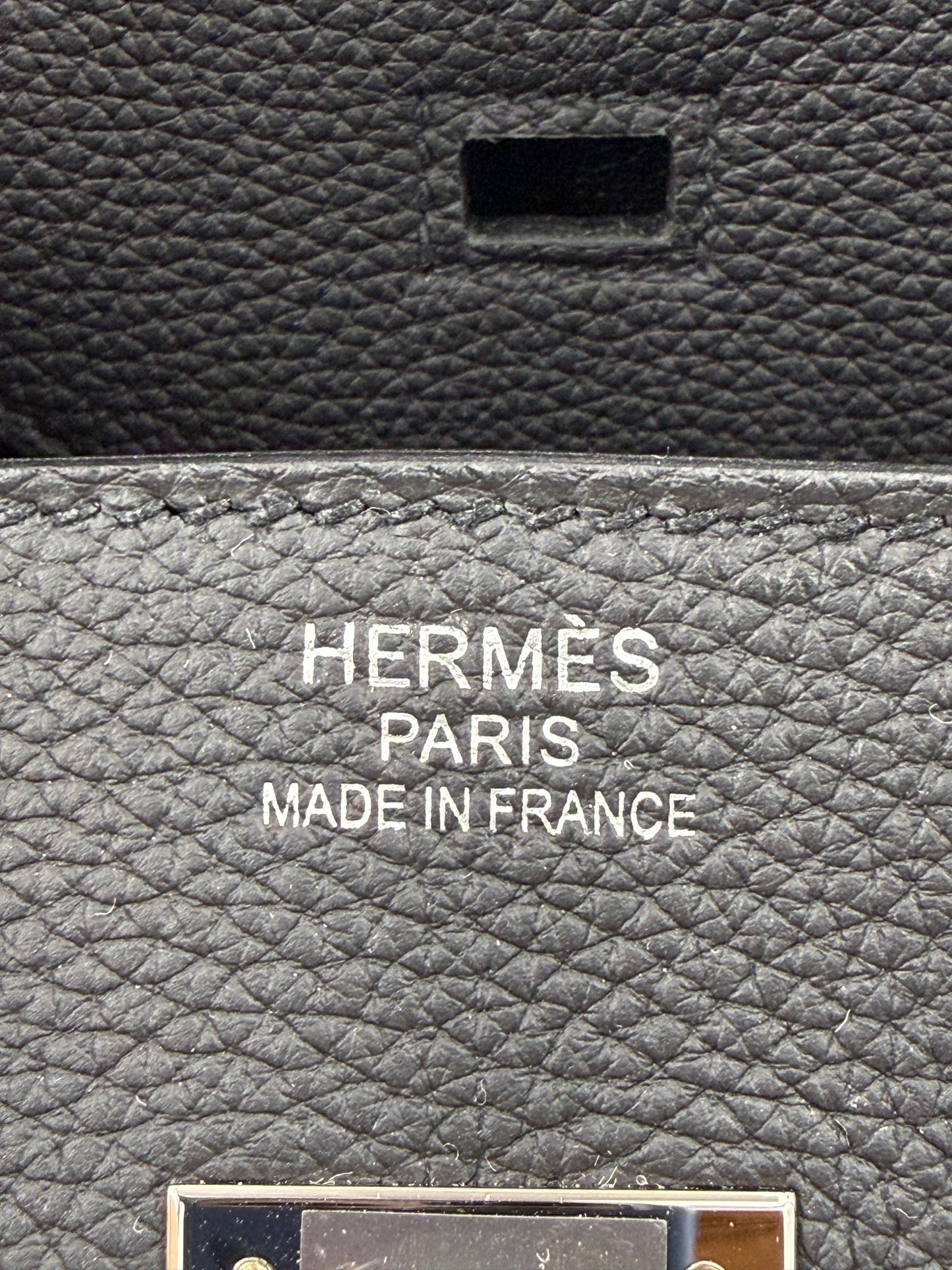 HERMÈS Birkin 35 Togo schwarz PHW
