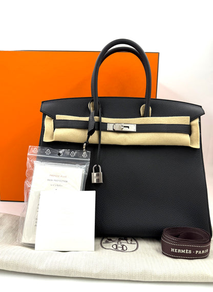 HERMÈS Birkin 35 Togo schwarz PHW