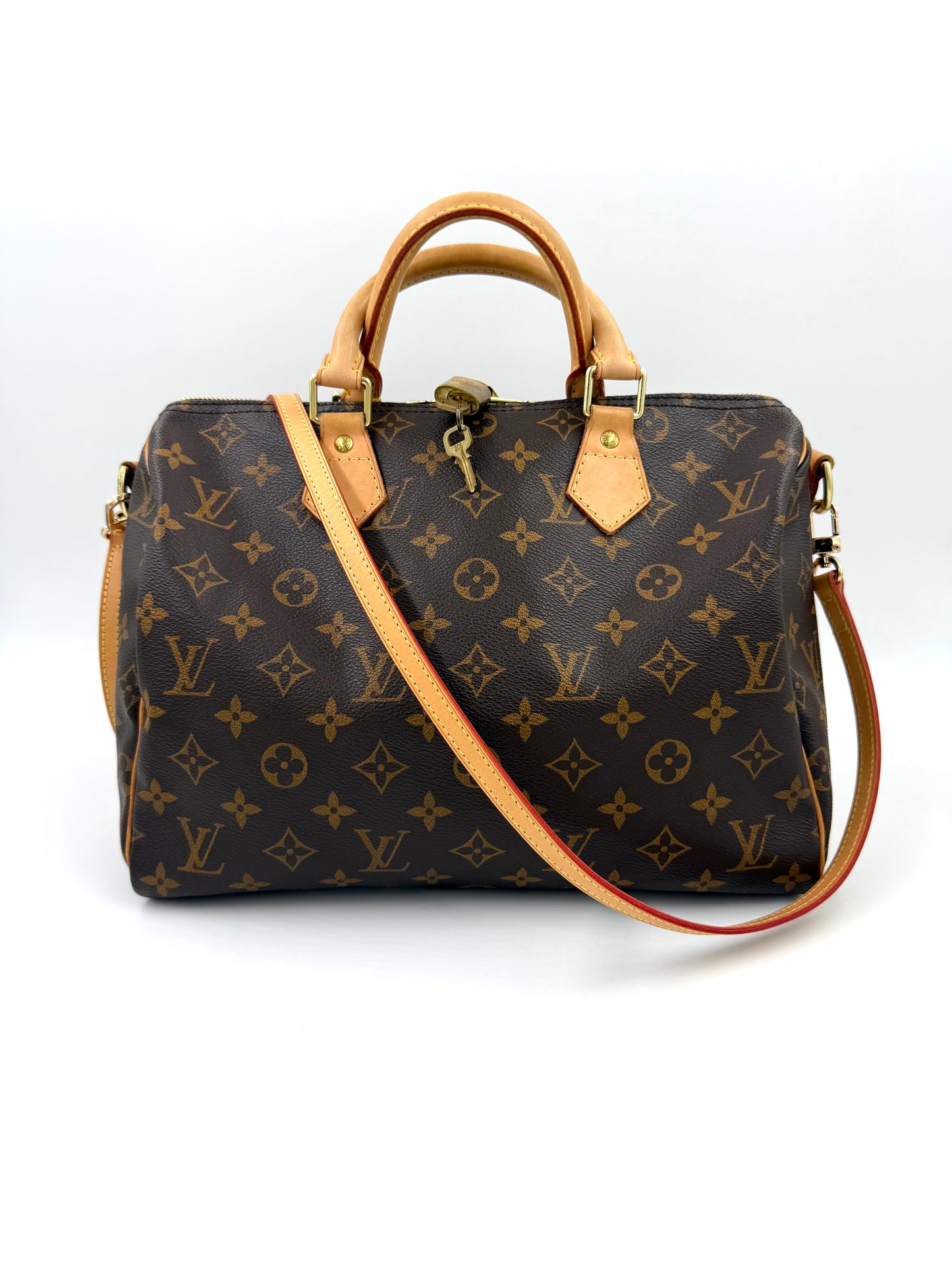 LOUIS VUITTON Speedy 30 Bandouliere Monogram Canvas
