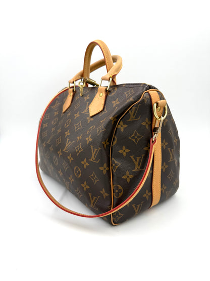 LOUIS VUITTON Speedy 30 Bandouliere Monogram Canvas