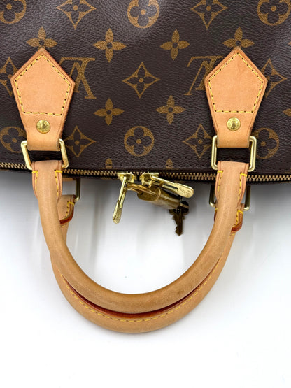 LOUIS VUITTON Speedy 30 Bandouliere Monogram Canvas