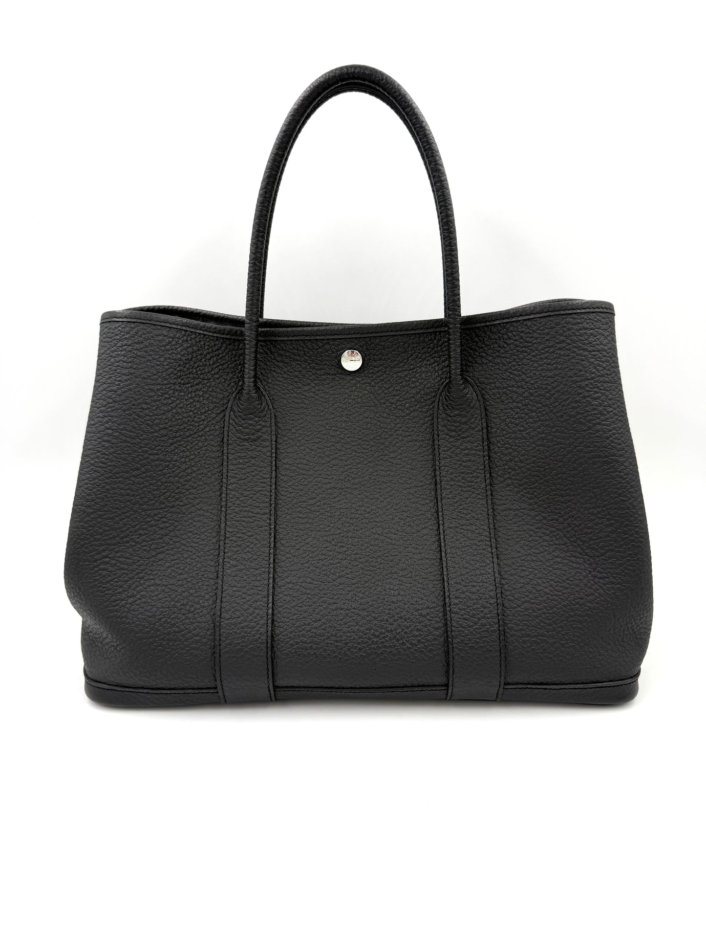 HERMÈS Garden Party 36 Veau Negonda schwarz PHW