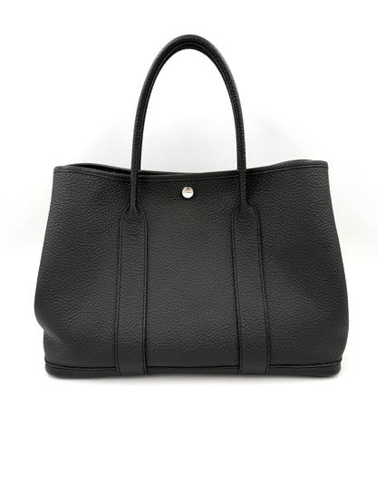 HERMÈS Garden Party 36 Veau Negonda schwarz PHW