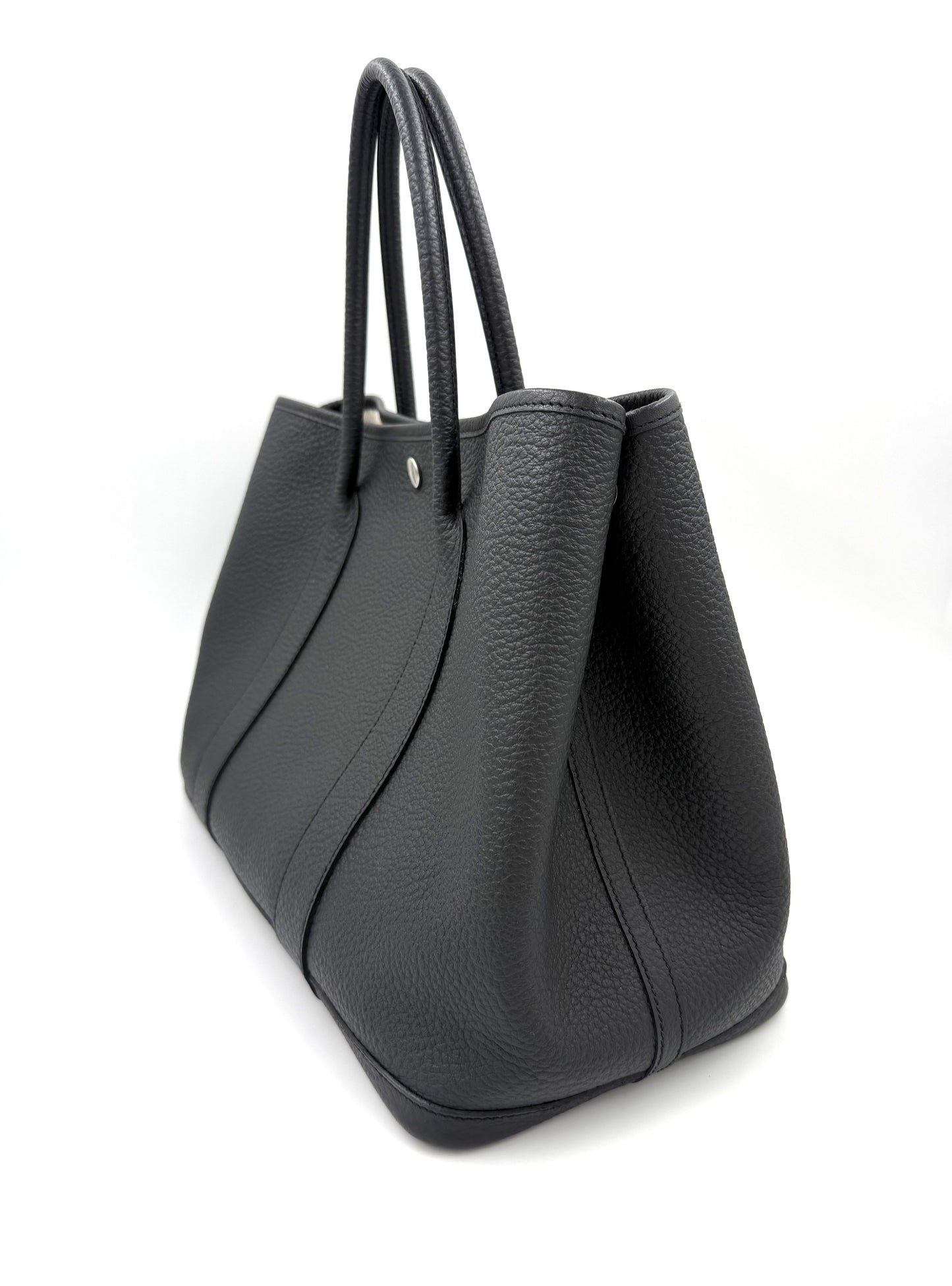 HERMÈS Garden Party 36 Veau Negonda schwarz PHW