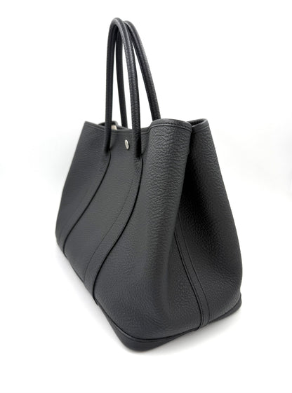 HERMÈS Garden Party 36 Veau Negonda schwarz PHW