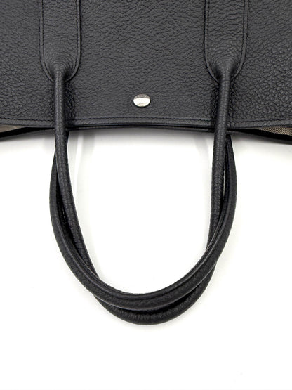 HERMÈS Garden Party 36 Veau Negonda schwarz PHW