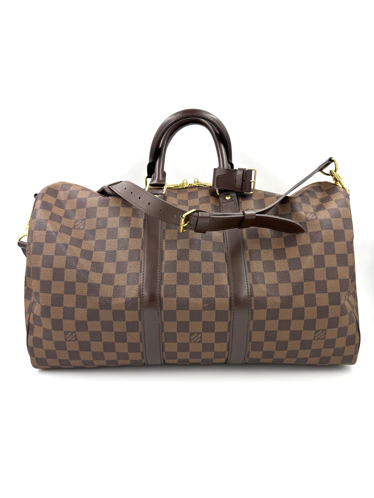 LOUIS VUITTON Keepall 45 Bandouliere Damier Ebene