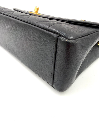CHANEL Diana medium Caviar schwarz GHW