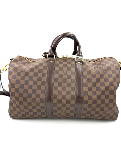 LOUIS VUITTON Keepall 45 Bandouliere Damier Ebene