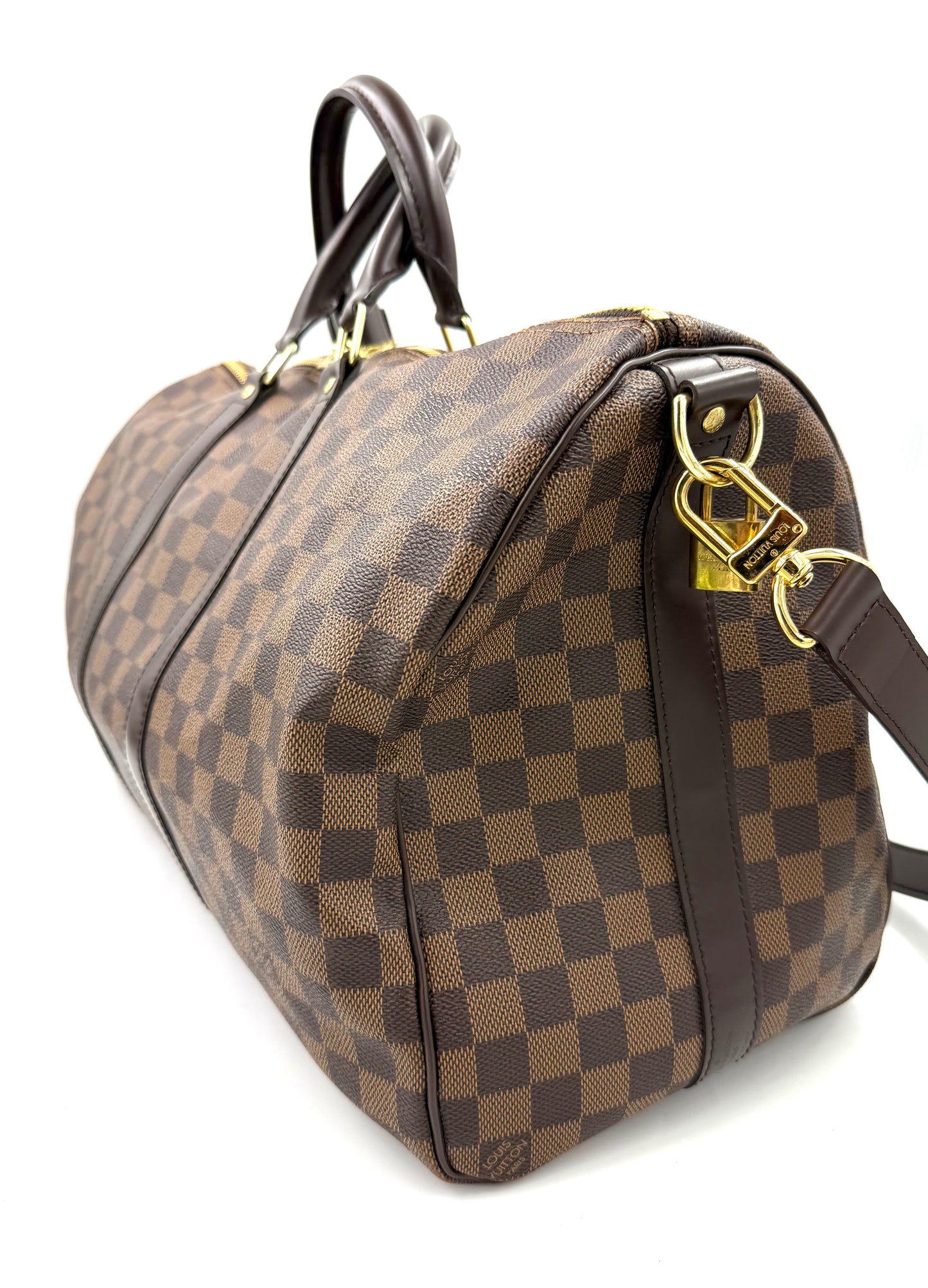 LOUIS VUITTON Keepall 45 Bandouliere Damier Ebene
