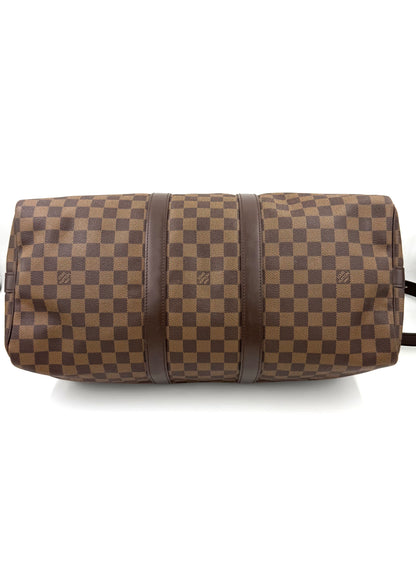 LOUIS VUITTON Keepall 45 Bandouliere Damier Ebene