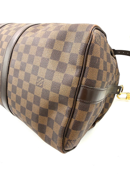 LOUIS VUITTON Keepall 45 Bandouliere Damier Ebene