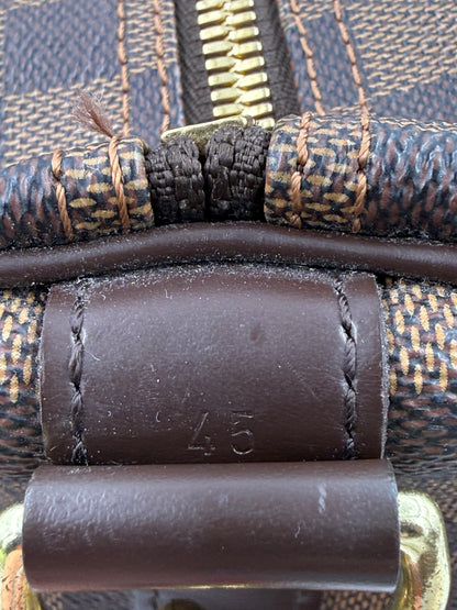 LOUIS VUITTON Keepall 45 Bandouliere Damier Ebene