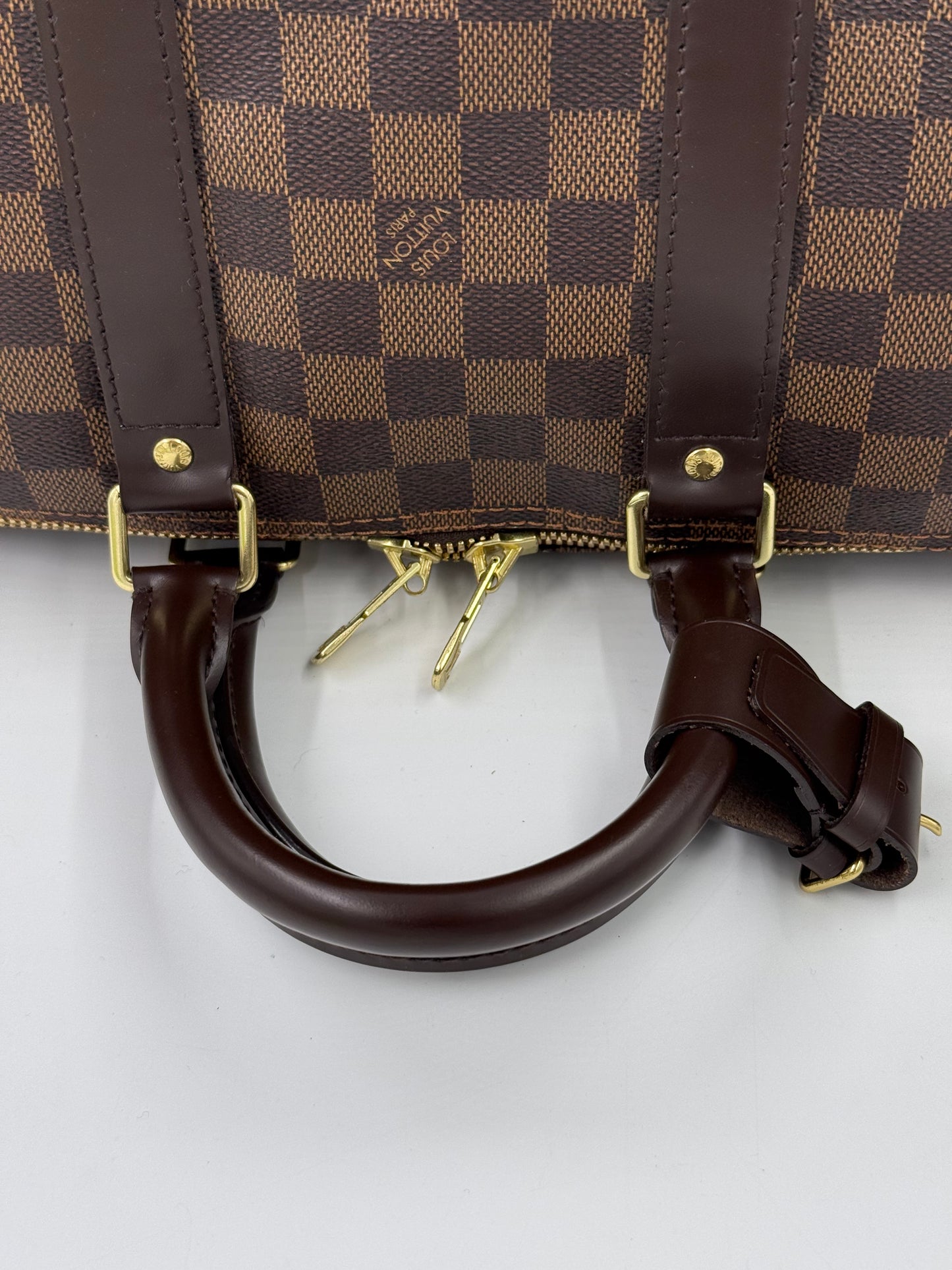 LOUIS VUITTON Keepall 45 Bandouliere Damier Ebene
