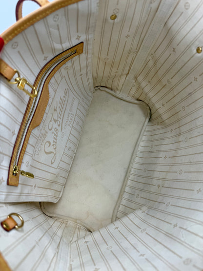 LOUIS VUITTON Neverfull MM Damier Azur