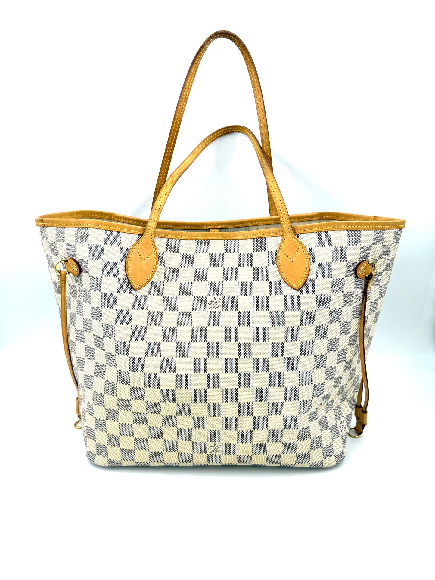 LOUIS VUITTON Neverfull MM Damier Azur