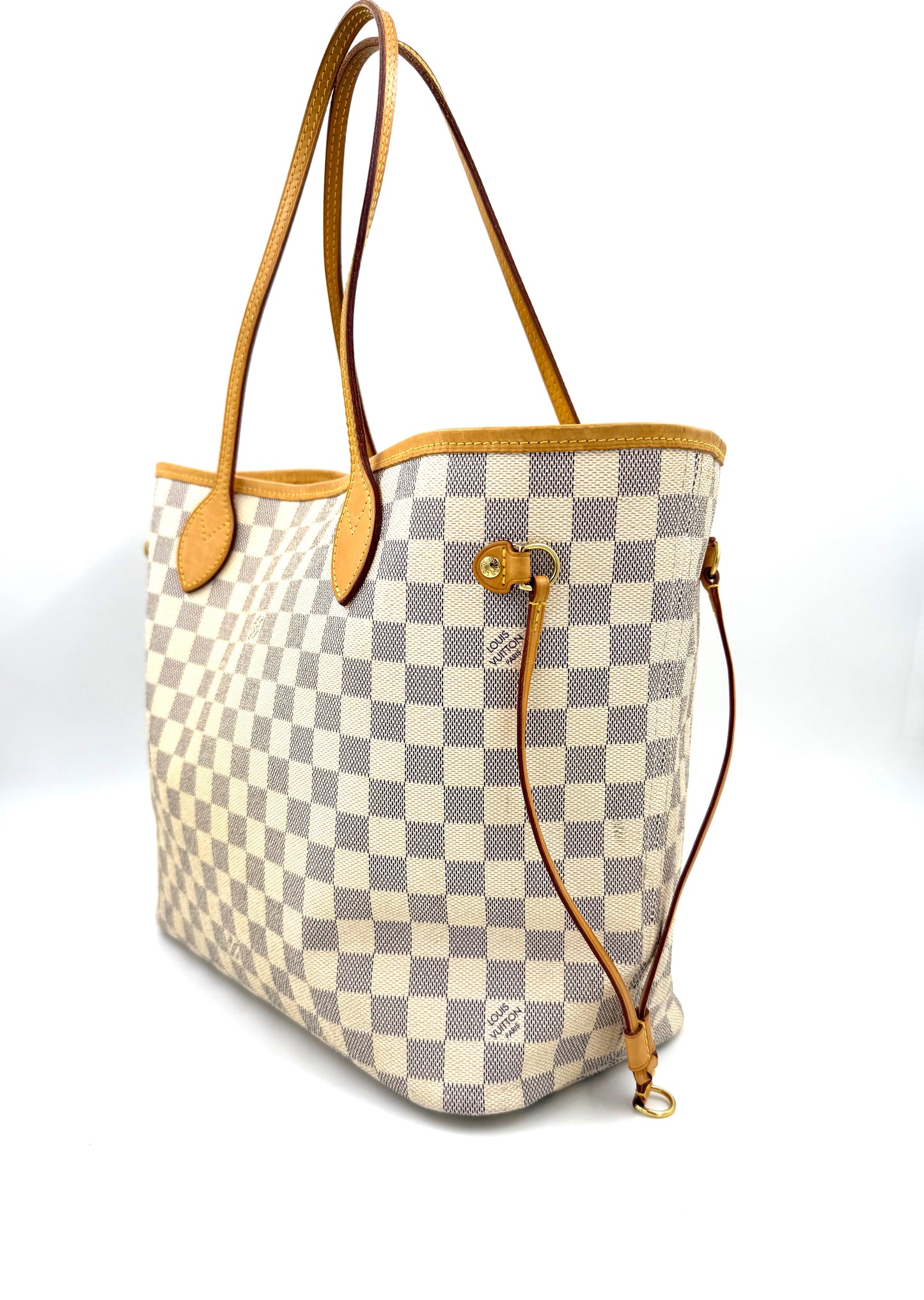 LOUIS VUITTON Neverfull MM Damier Azur