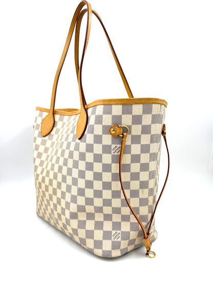 LOUIS VUITTON Neverfull MM Damier Azur