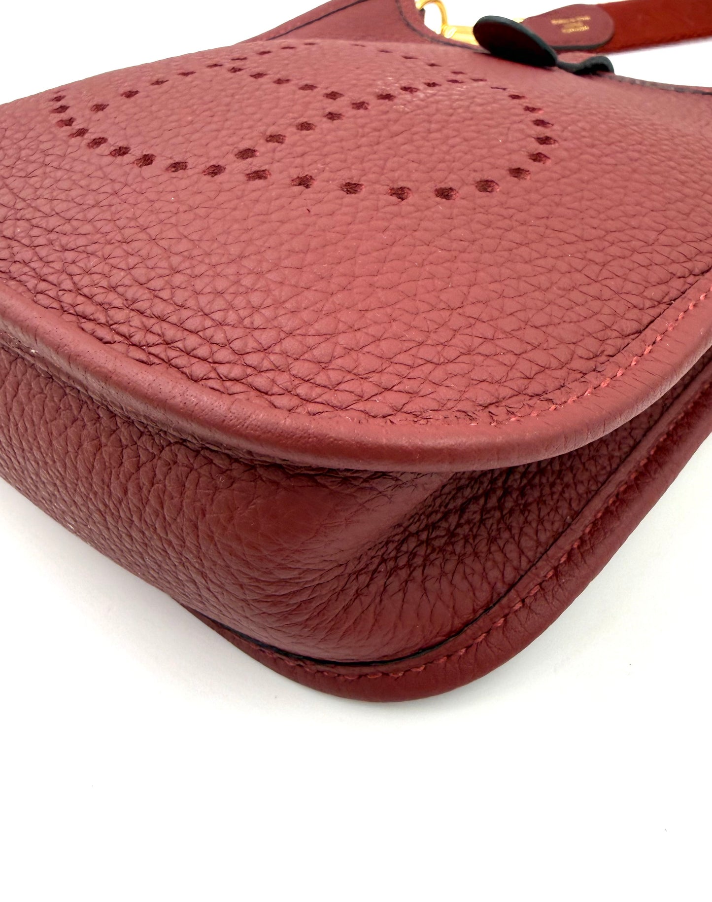 HERMÈS Evelyne 16 Clemence Rouge H GHW