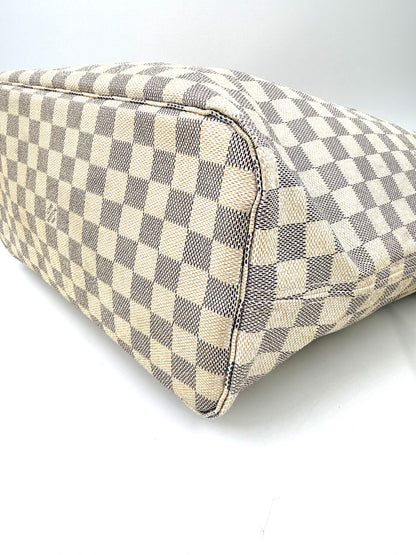 LOUIS VUITTON Neverfull MM Damier Azur