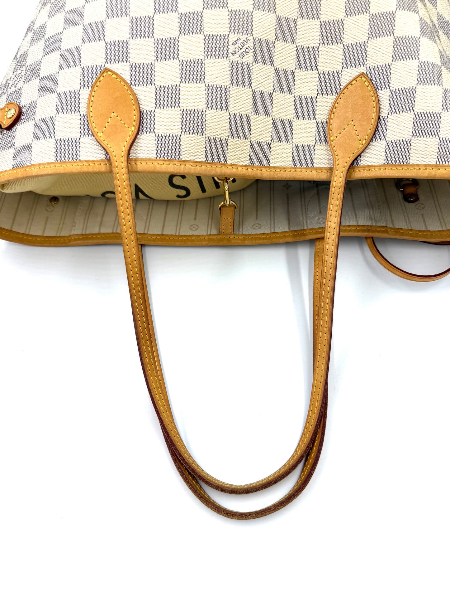 LOUIS VUITTON Neverfull MM Damier Azur