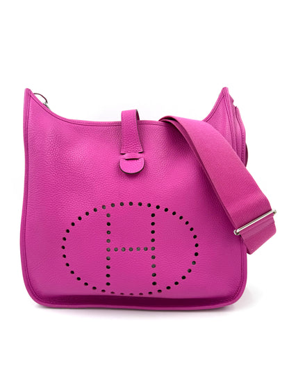 HERMÈS Evelyne 33 pink PHW