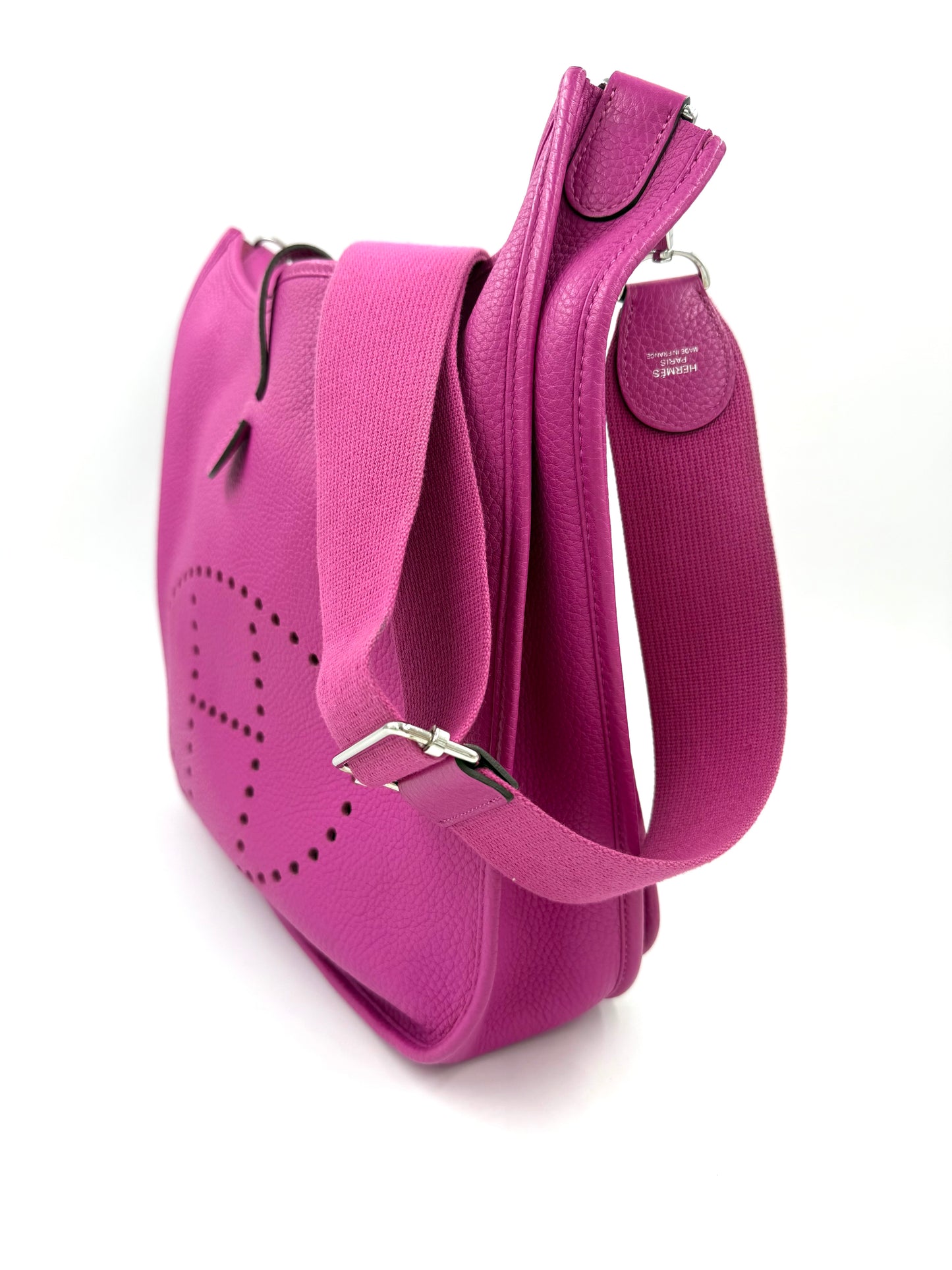 HERMÈS Evelyne 33 pink PHW