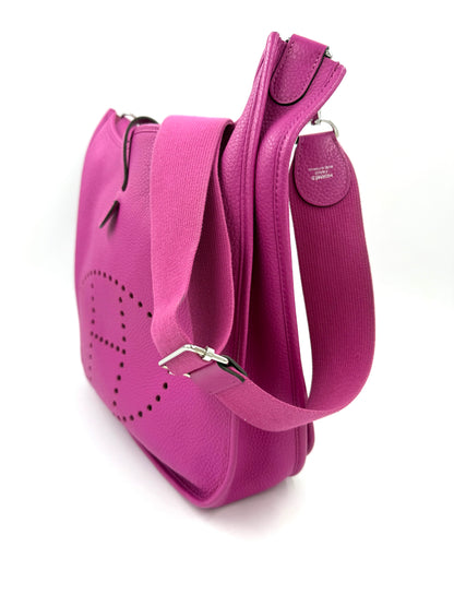 HERMÈS Evelyne 33 pink PHW