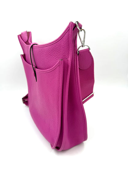 HERMÈS Evelyne 33 pink PHW