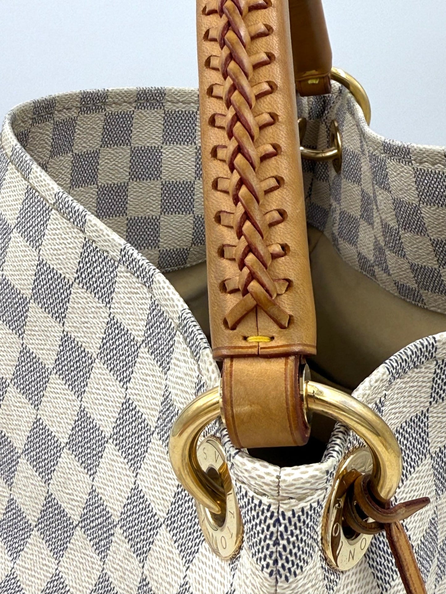 LOUIS VUITTON Artsy MM Damier Azur Second Hand - Clutch & Macarons - CA5101 - Clutch & Macarons - 