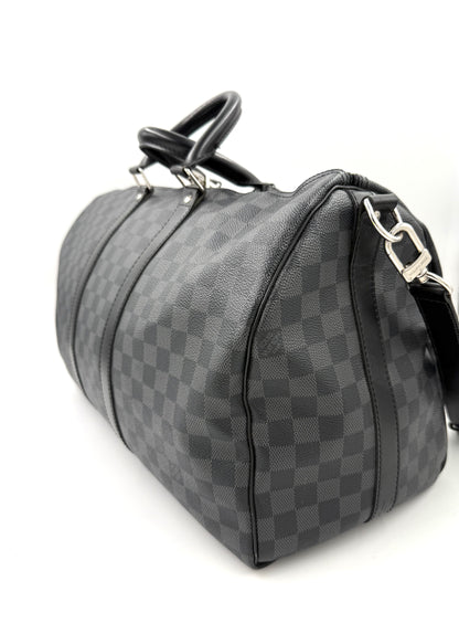 LOUIS VUITTON Keepall 45 Bandouliere Damier Graphite