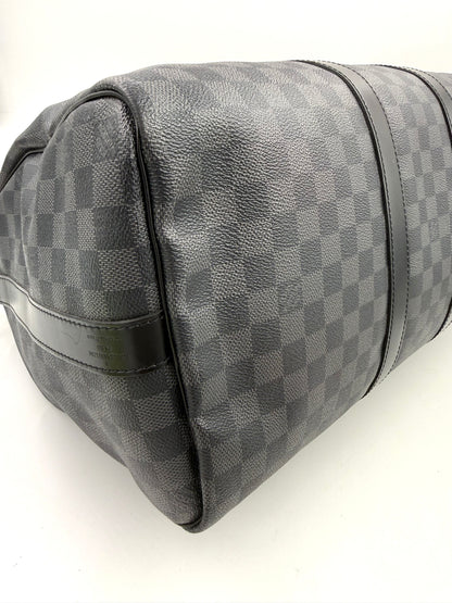 LOUIS VUITTON Keepall 45 Bandouliere Damier Graphite
