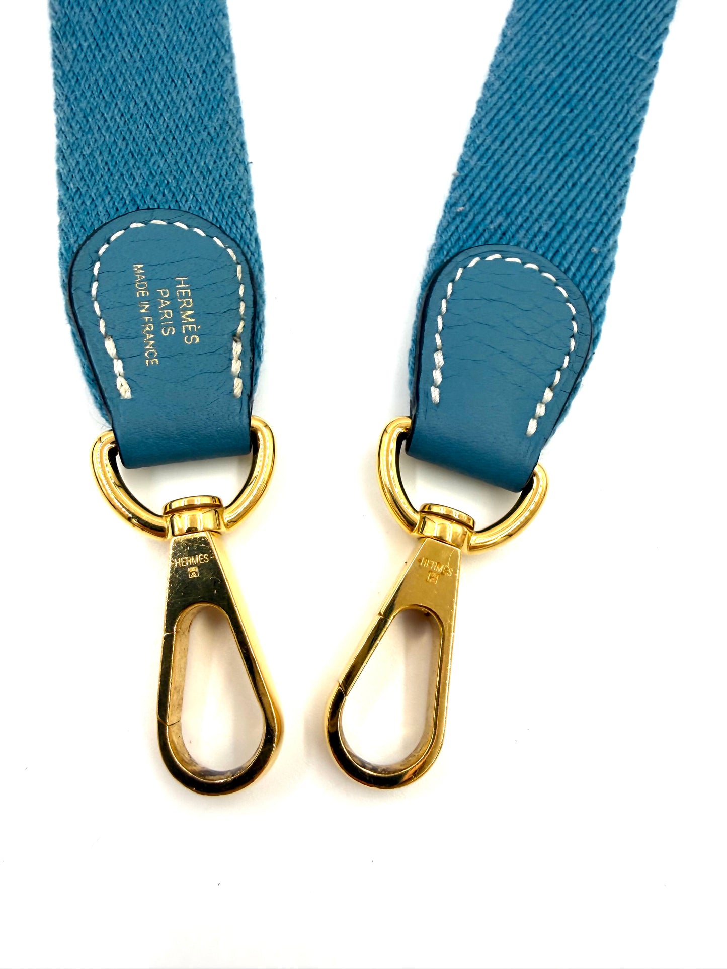 HERMÈS Evelyne 16 New Blue Jean GHW