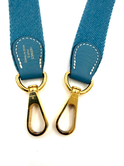 HERMÈS Evelyne 16 New Blue Jean GHW