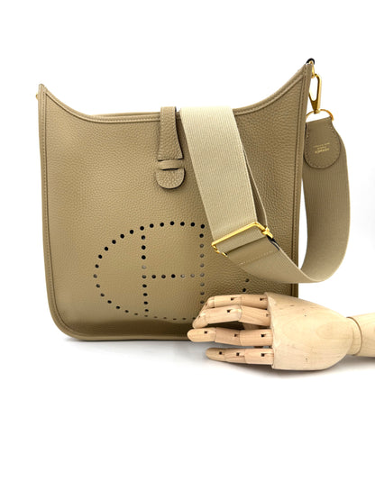 HERMÈS Evelyne 29 Clemence Trench GHW