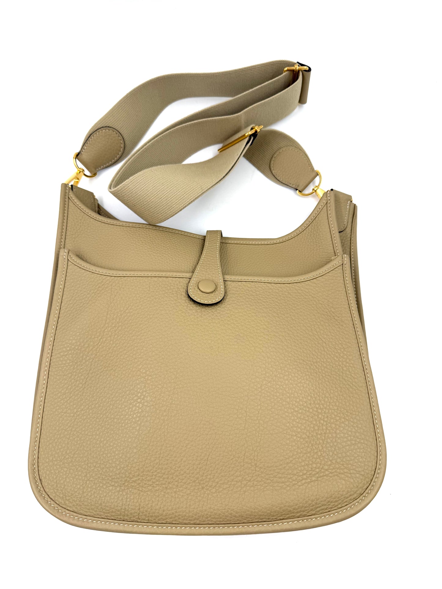 HERMÈS Evelyne 29 Clemence Trench GHW