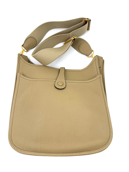 HERMÈS Evelyne 29 Clemence Trench GHW