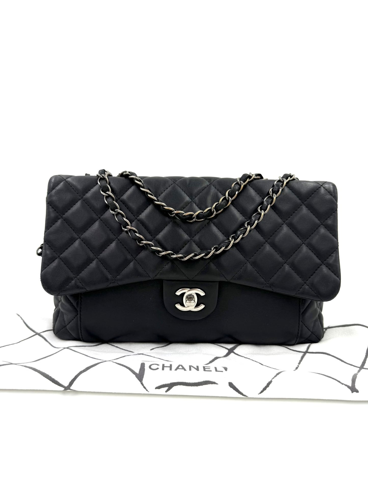 CHANEL Timeless Single Flap Bag schwarz SHW Jumbo - Clutch & Macarons - 21666954 - Clutch & Macarons - 