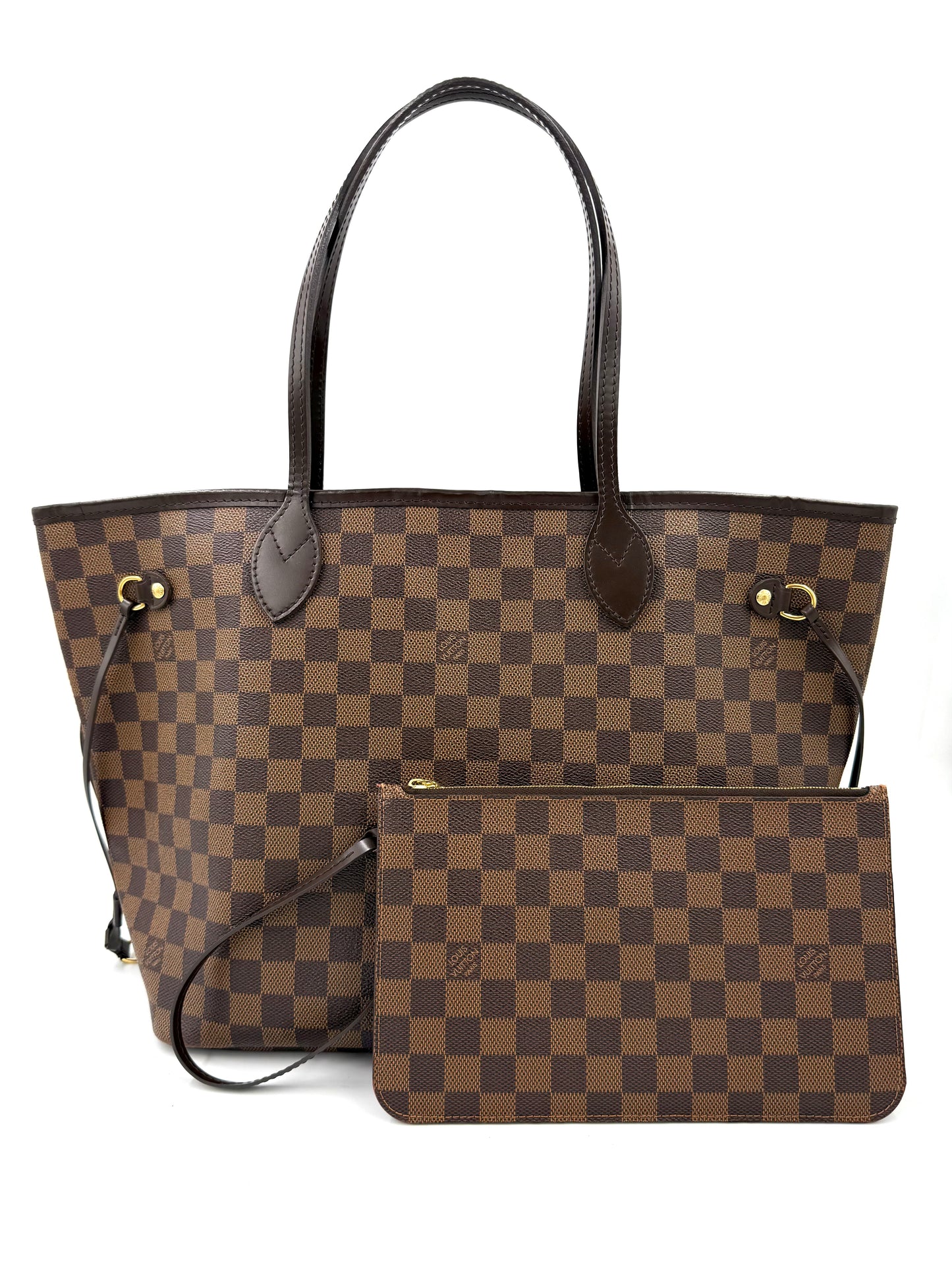 LOUIS VUITTON Neverfull MM Damier Ebene